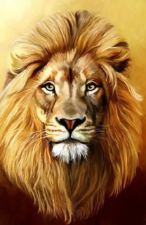Diamond Painting Löwe